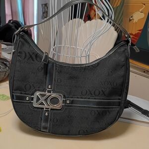 XOXO Black and Silver Hobo Bag